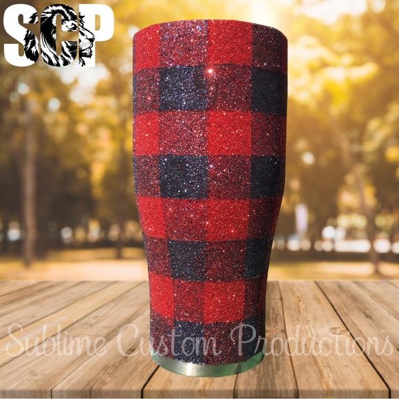 plaid tumbler